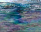 Stained Glass Sheet Med Purple Sky Blue Opal Crystal Base Iridized Wissmach MOSAIC