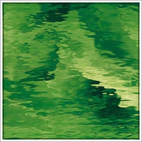 Stained Glass Sheet Light Green Waterglass Transparent Spectrum MOSAIC