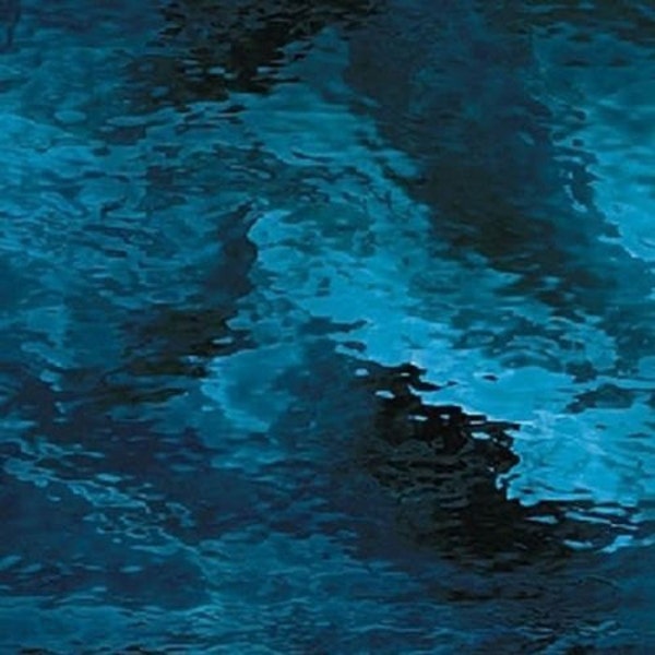 Stained Glass Sheet Steel Blue Waterglass Spectrum MOSAIC