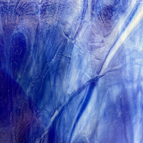 Window Film Blue Cobalt Blue Stained Glass Sheet - 8