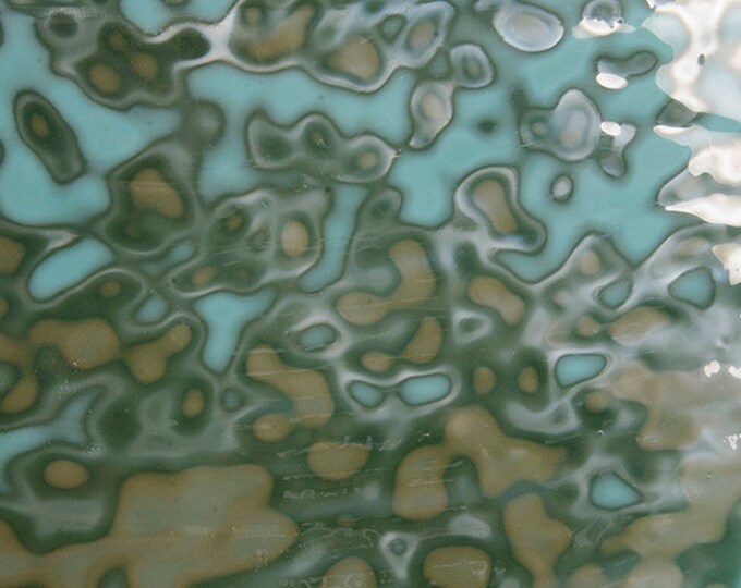 Stained Glass, Patina Green Ring Mottle, Bullseye SHEET MOSAIC Etsy