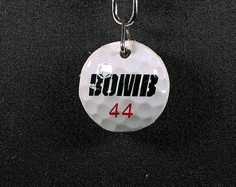 Golf Ball Keychain - 26.42mm x 9.21mm          (2119)