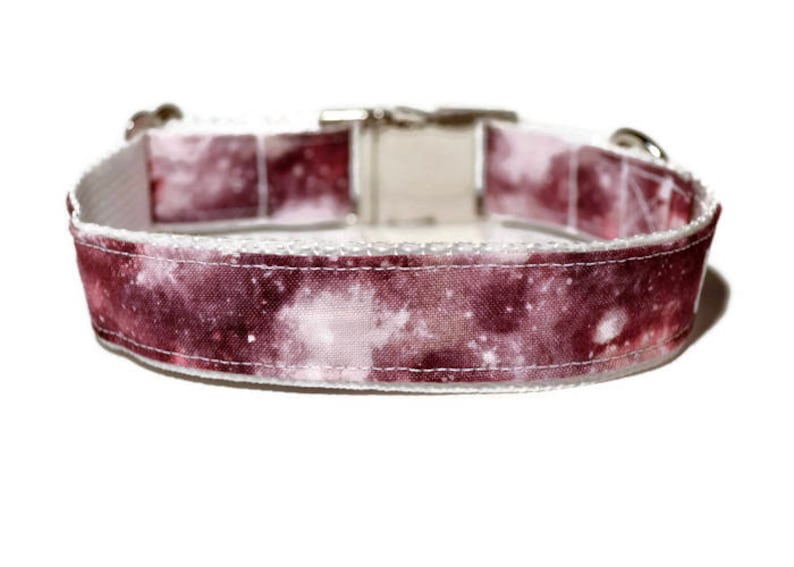 Pink With Hearts Dog Collar