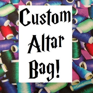 Custom Portable Altar Bag - Message seller BEFORE purchasing!!