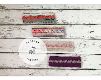 CROCHET PATTERN, Best of My Love Headband Pattern, Crochet Headband, Headband Pattern