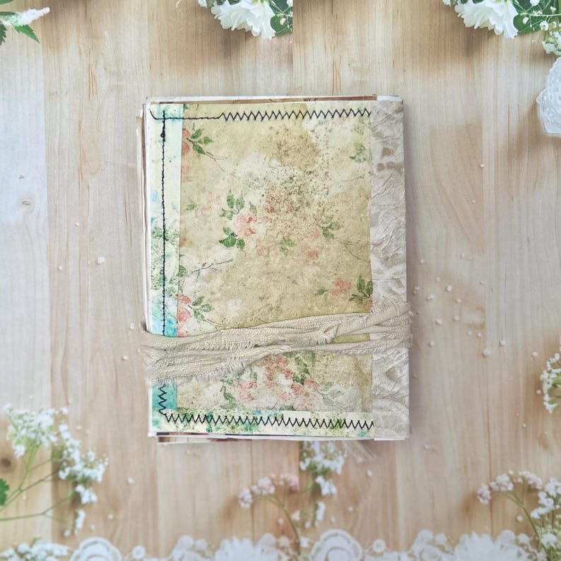 Dragonfly Writing Journal: Coffee Dyed Paper, Handmade Ephemera imagem 17