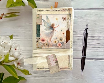 Magical Fairy Junk Journal: Coffee Dyed Paper & Handmade Ephemera