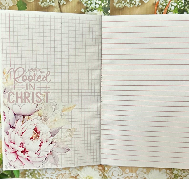 Prayer, faith coffee dyed writing journal or naked junk journal, eco friendly image 9