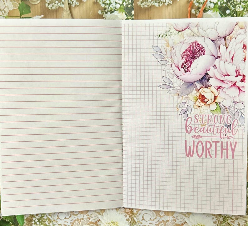Prayer, faith coffee dyed writing journal or naked junk journal, eco friendly image 8