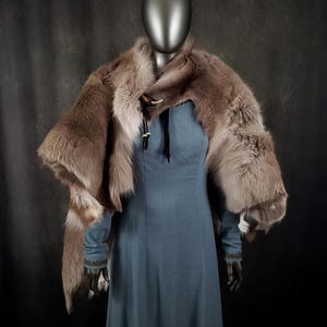 Reindeer Hide Cloak - Viking Cape - Norse Warrior or Shield-maiden Mantle