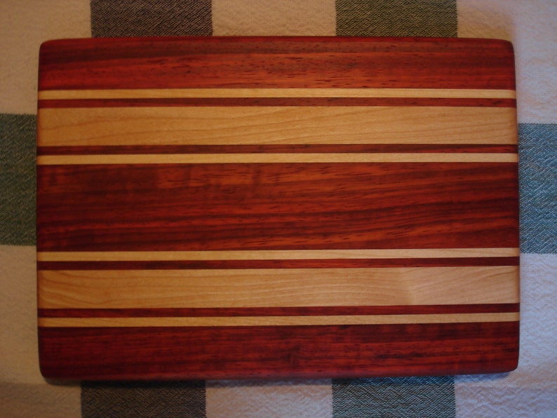 Cabin Series Small Cutting Board Padauk & Maple Etsy