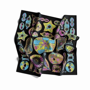 Mascada mediana Mitocondria Artware - Colección Secretos del Universo