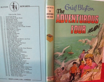 Enid Blyton:   The Adventurous Four Again HC 1973 Rewards Series #40 DEAN