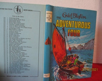 Enid Blyton:   The Adventurous Four HC 1972 Rewards Series #37 DEAN