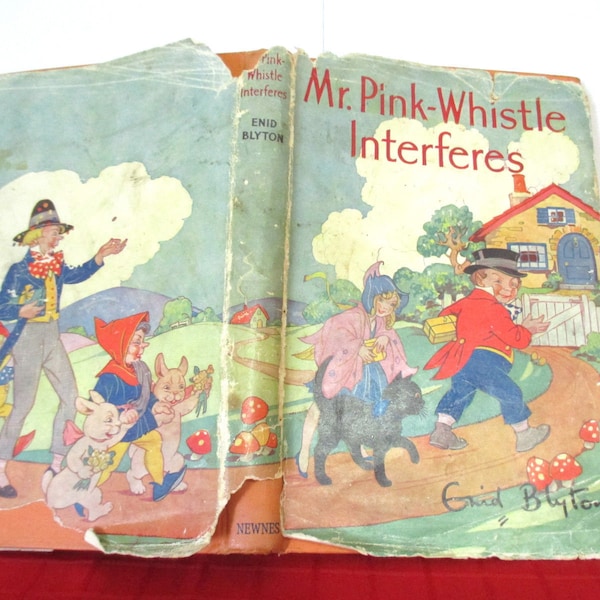 Enid Blyton MR PINK-WHISTLE Interferes 1951 hcdj  Dorothy Wheeler, rare with jacket