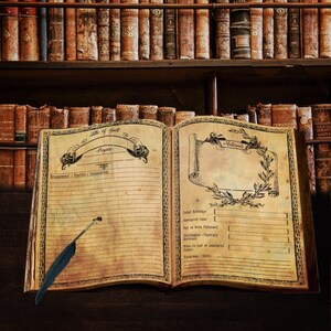 Spell Page Template - Witch