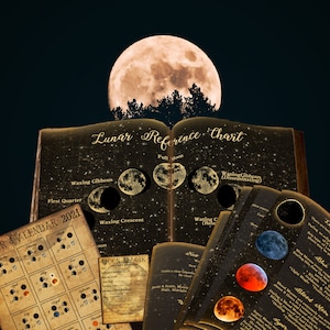 Lunar Chart Moon Magic Witch image 1