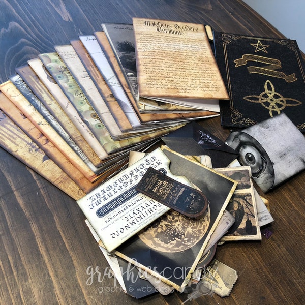 Book of Shadows / Grimoire / Spellbook / Junk Journal