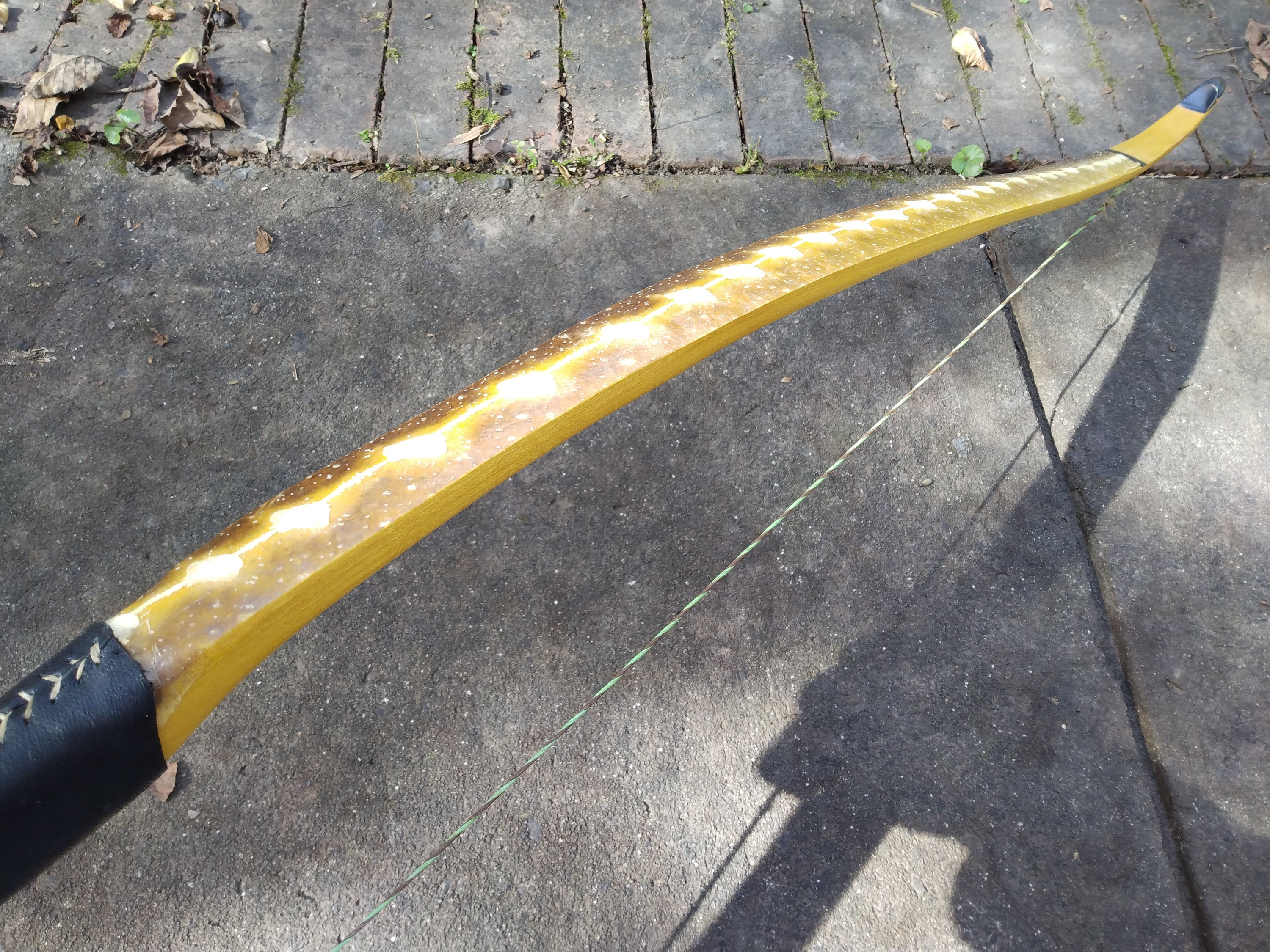 57lb Left Hand Osage Orange Recurve Bow, Osage Orange Hunting Bow, Left Handed Longbow, Etsy