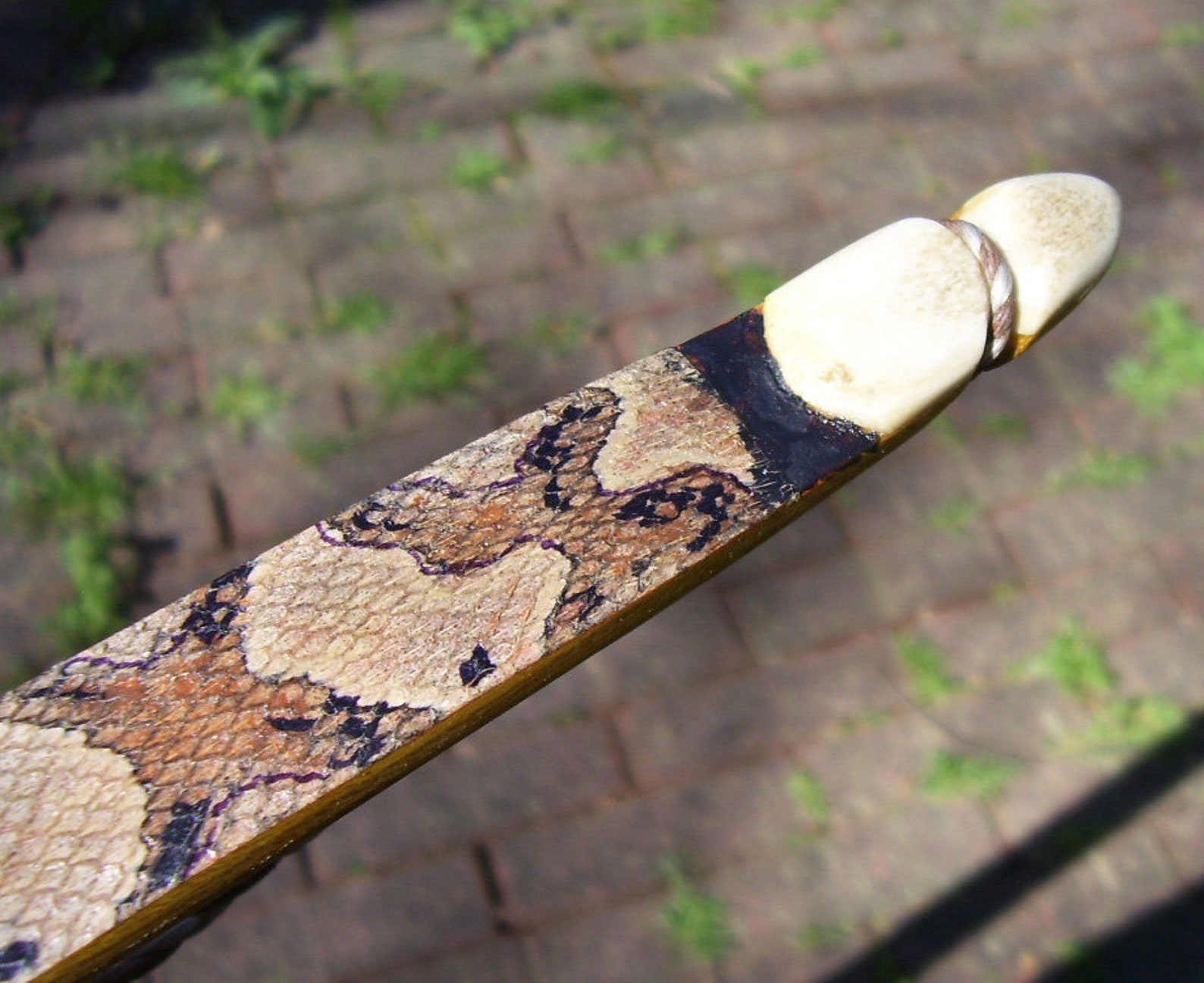 Copperhead Backed Osage Bow Snakeskin Backed Plains Bow Etsy