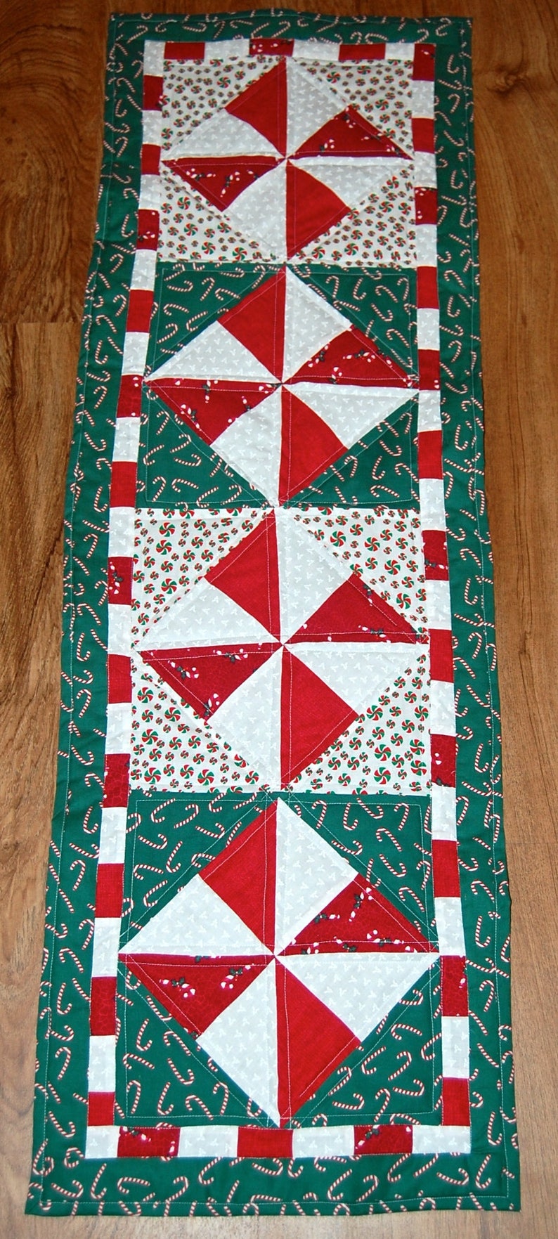 Christmas Sideboard Or Table Runner 12 X 42 By Serenabeanquilts E22