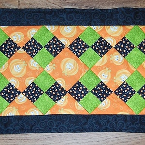 Halloween Patchwork Table Runner