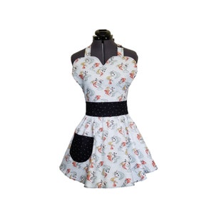 Atomic Boomerang, Aprons for Women, Mid Century Modern Kitchen, Retro Apron