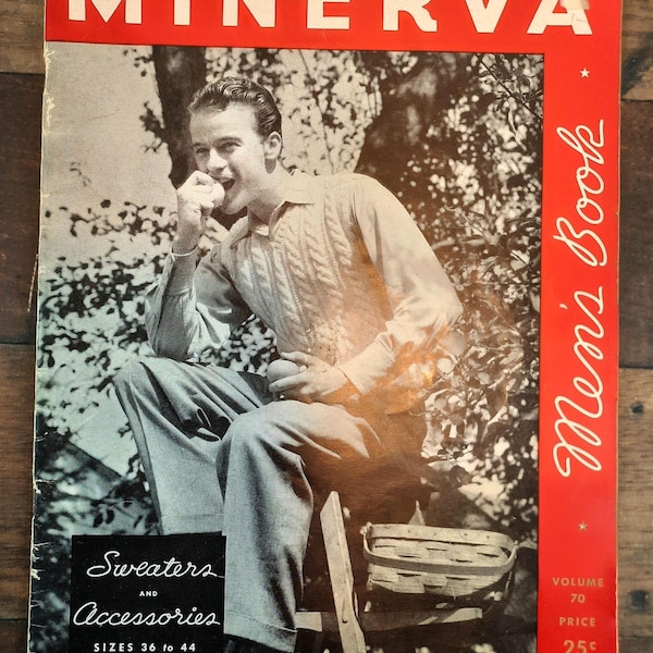 1946 Vol. 70 Minerva Men's Knitting Pattern Book