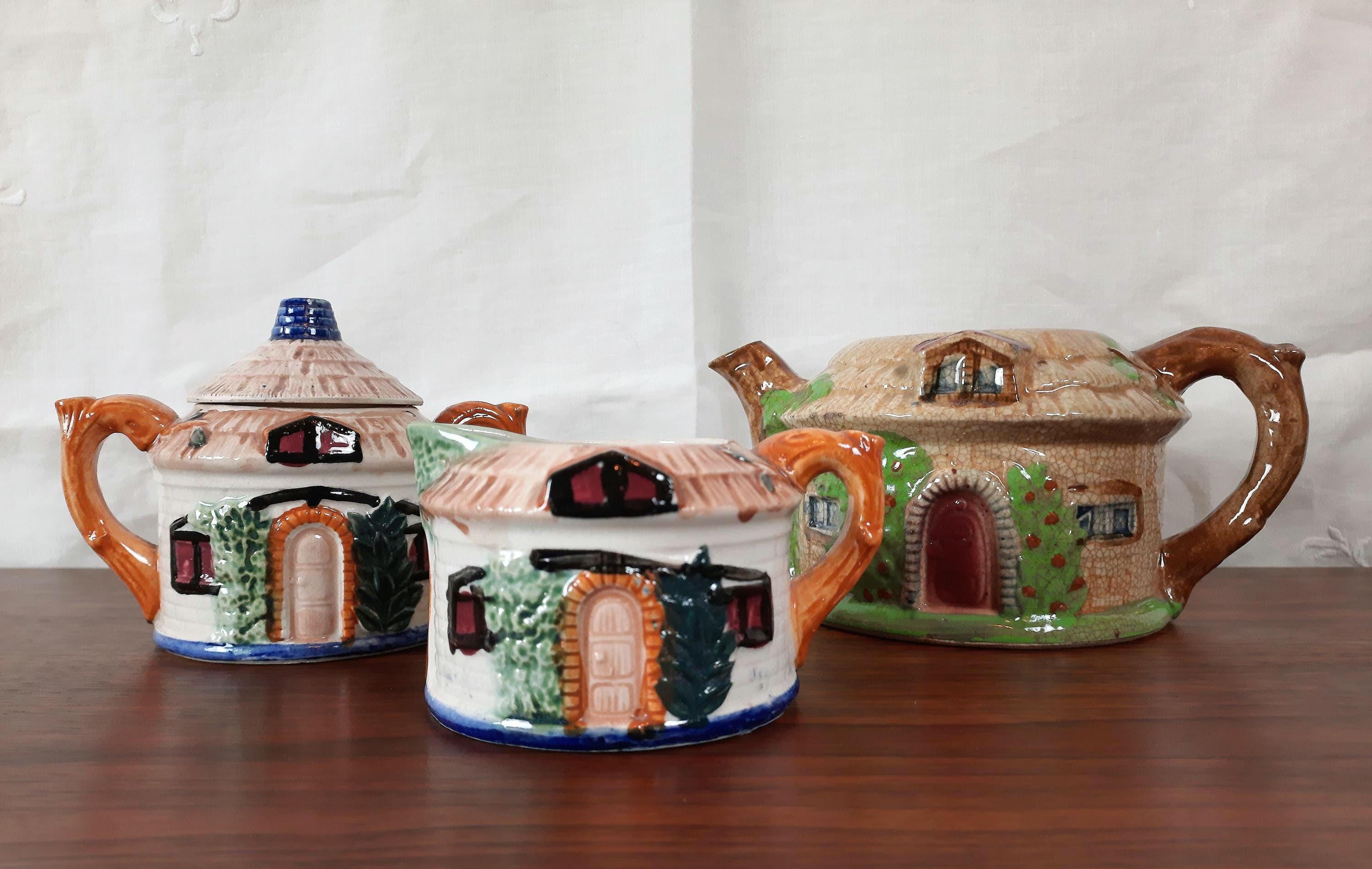 Occupied Japan Cottage Teapot - Etsy