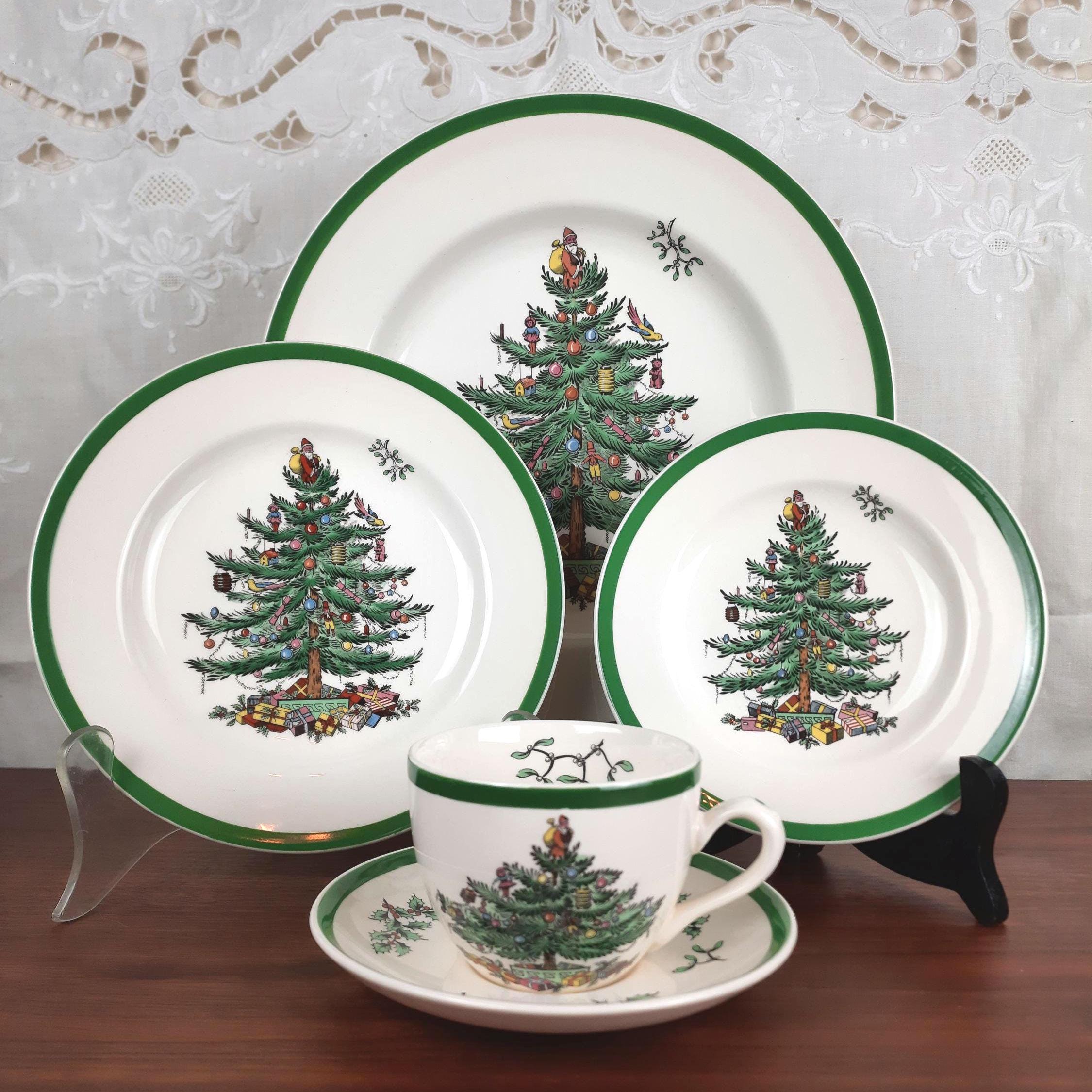 Spode Ware Assorted Spode Christmas Tree Dinnerware, England - Etsy