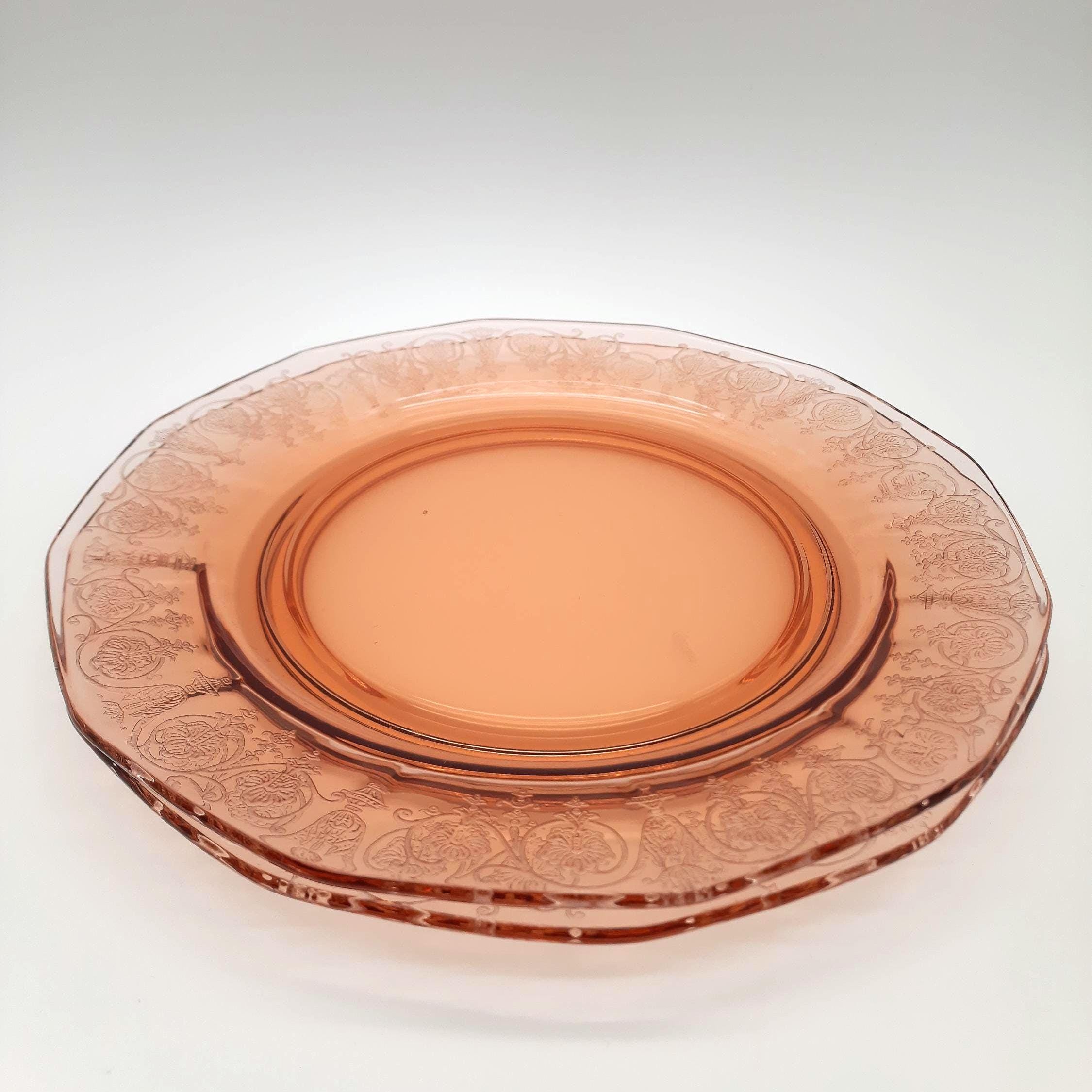 Fostoria dinner plates glass plates - Etsy 日本