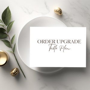 PLAN DE TABLE de mise à niveau de la commande de mariage
