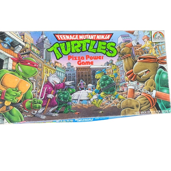 Teenage Mutant Ninja Turtles Pizza Power Game 1989
