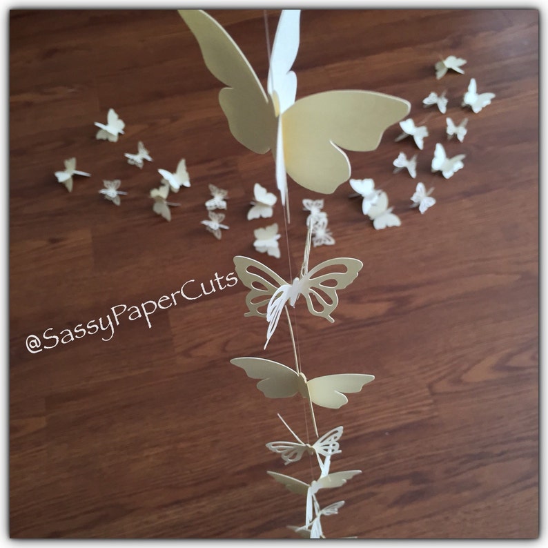 3D Butterfly Garland Wedding Garland Baptism Garland Etsy