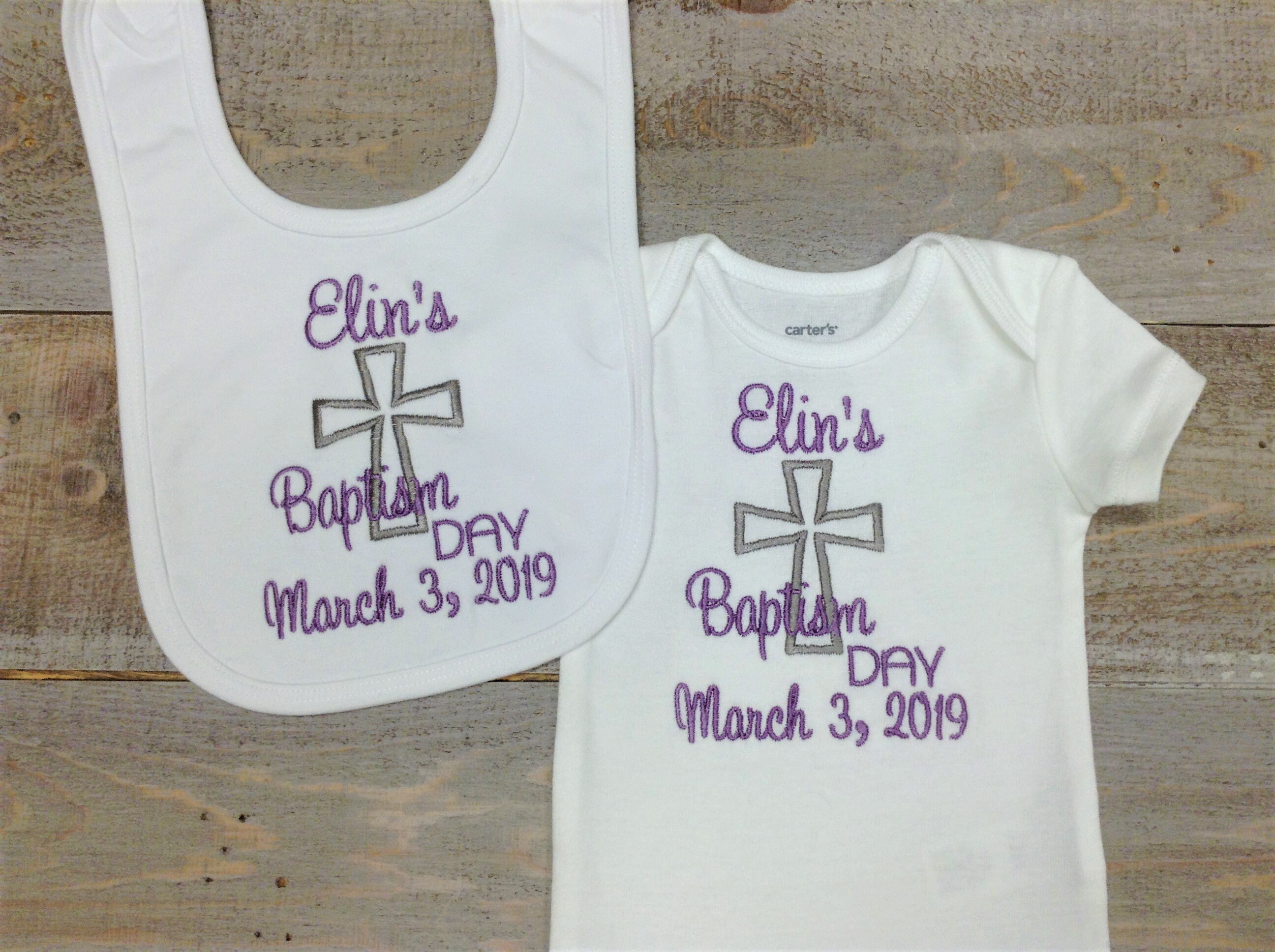 Baptism Outfit Christening Outfit Embroidered Baptism Set Etsy