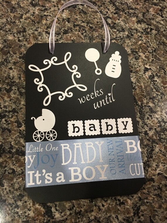 Personalised Baby Countdown Plaques Girl Boy Gender Neutral Countdown Gift