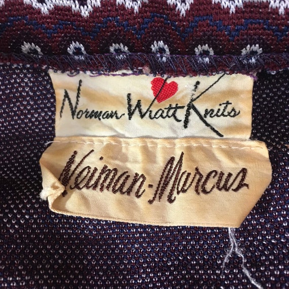 Norman Wiatt Knits Neiman Marcus Vintage 60s 70s … - image 6