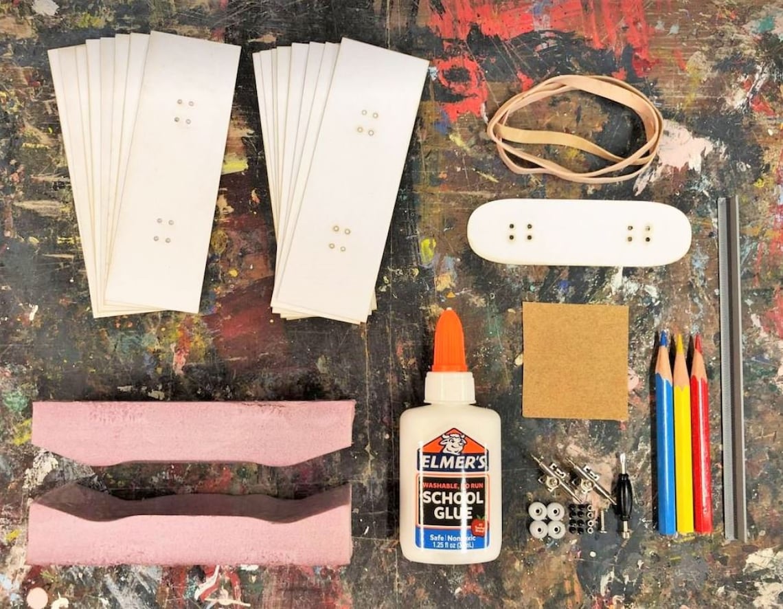 Nanodek Paper Fingerboard Build Kit Etsy