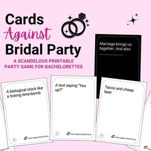 Karten gegen Brautparty, Bachelorette Gesellschaftsspiel, Karten gegen die Menschlichkeit, schlüpfriges Hen-Do Hirschkuh ungezogen lustiger Erwachsener