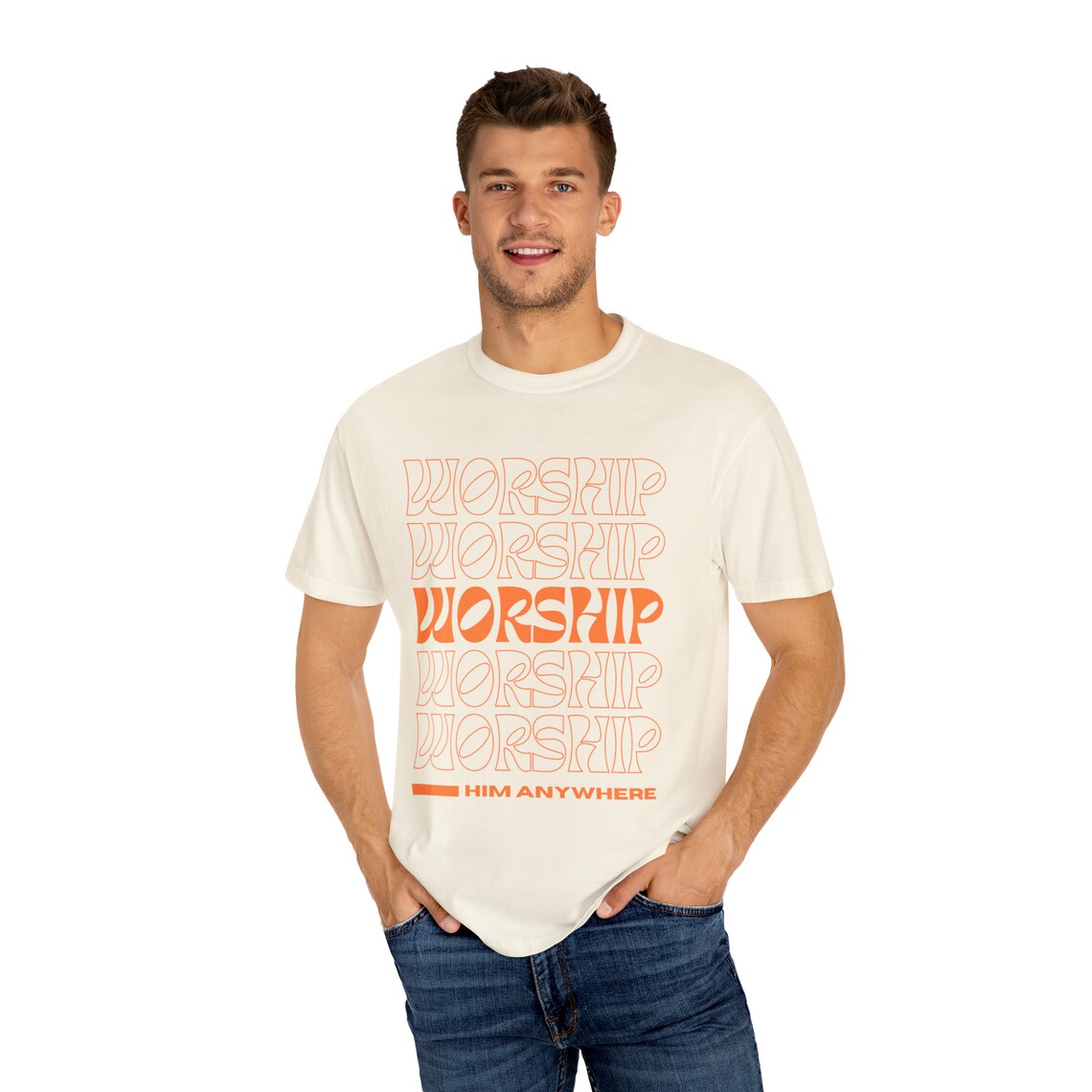 Worship Mens Hot Gossip T-Shirt (Lucky Red) main image 1