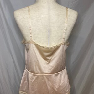 80s Montgomery Ward lace satin camisole vintage lace and satin camisole size 36 image 5