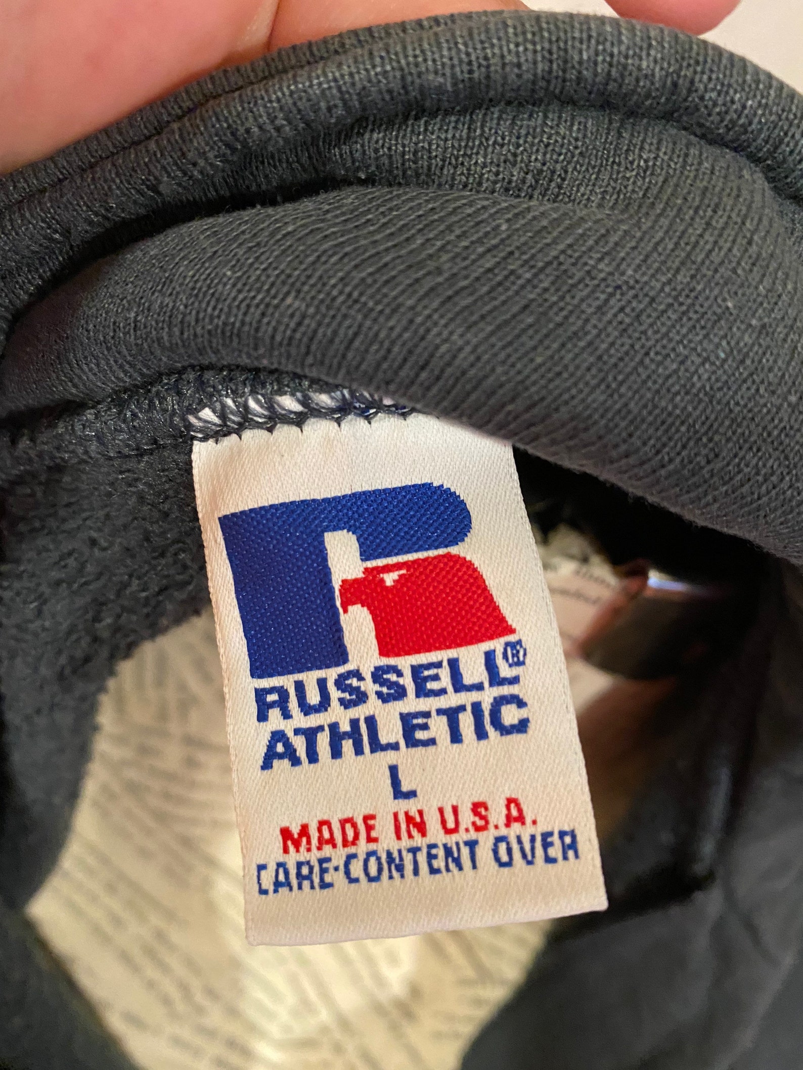 80s Russel Athletics 1/4 zip sweatshirt // size large // free | Etsy