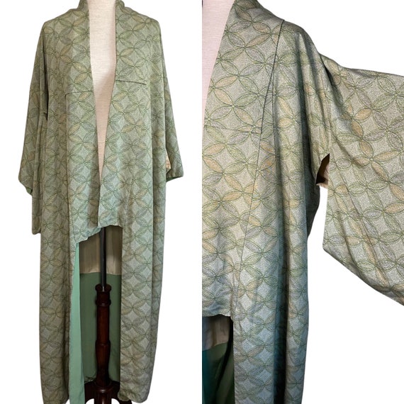 Vintage Japanese silk kimono | vintage Japanese k… - image 1