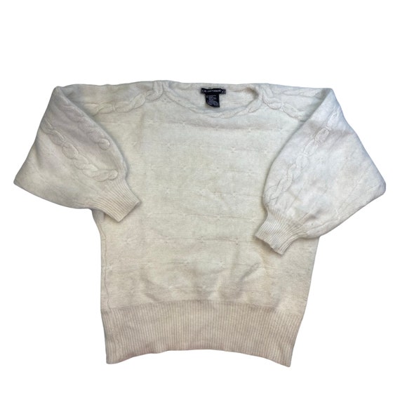 90s I.B. Diffusion angora lambswool fuzzy dolman … - image 1