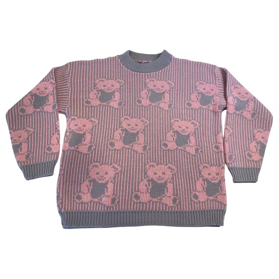 grey teddy bear sweater