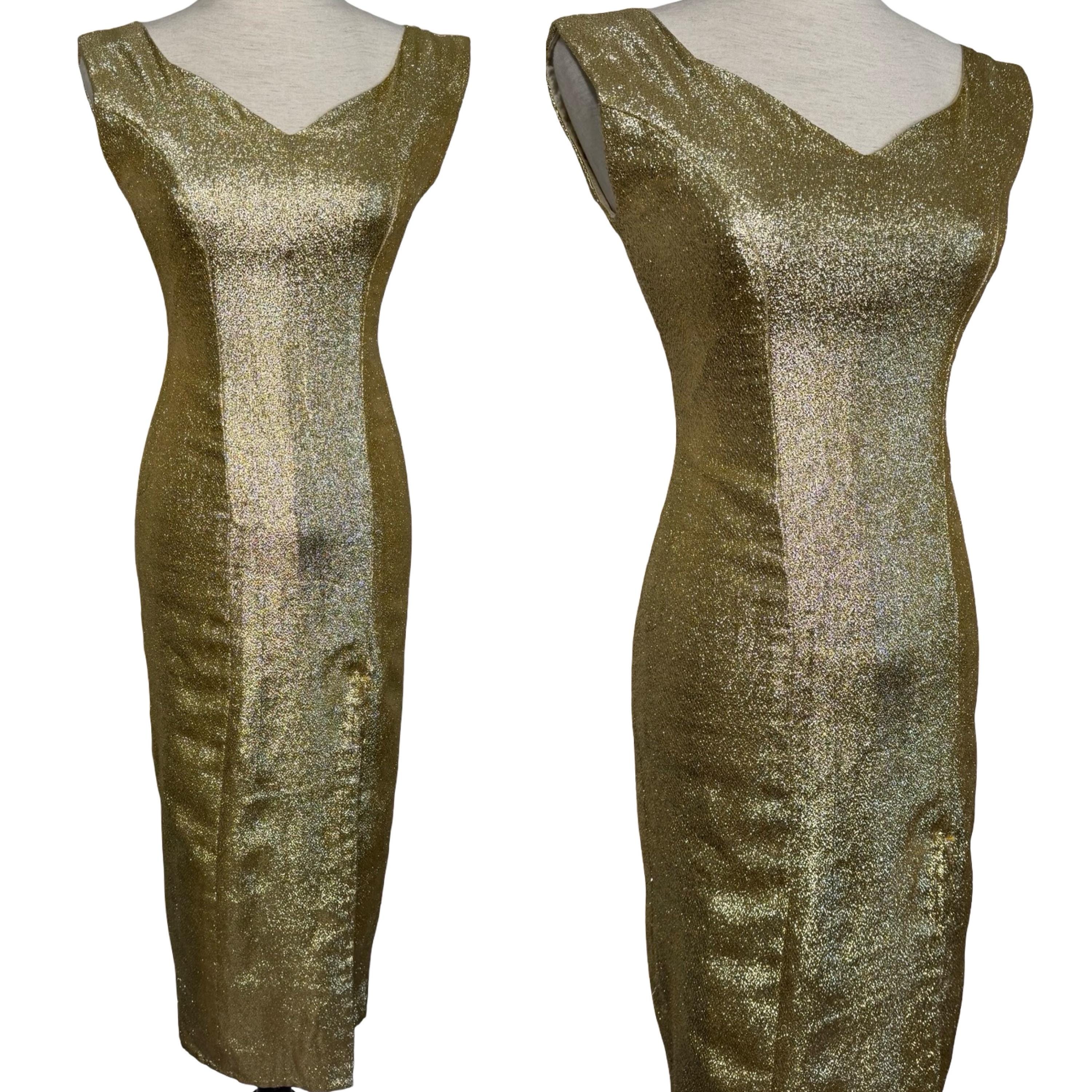 Nye Dress Gold - Etsy