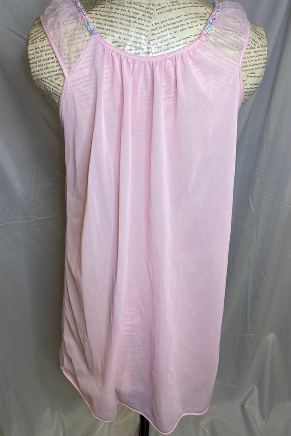 70s Gaymode sheer pink nightgown | vintage gaymod… - image 6