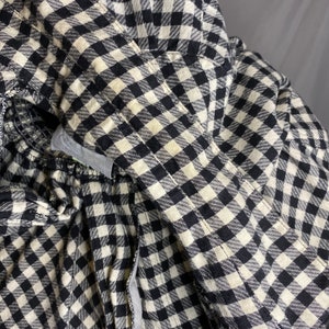 Vintage 80s Buffalo Plaid Flannel Dress | Carol Anderson image 10