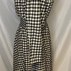 Vintage 80s Buffalo Plaid Flannel Dress | Carol Anderson image 7