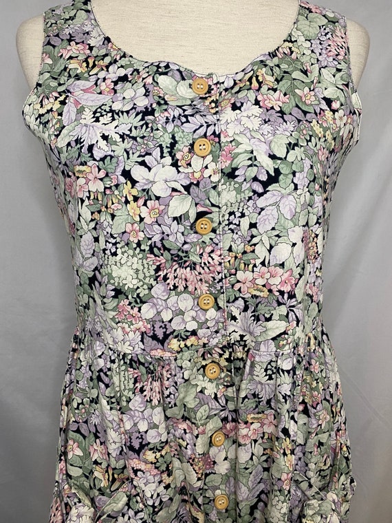 80s Kathy Sunada cropped floral jumpsuit | vintag… - image 2